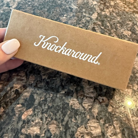 NWT Knockaround Fast Lanes Sport Rubberized Unisex Sunglasses in Navy/Mint - Picture 7 of 12